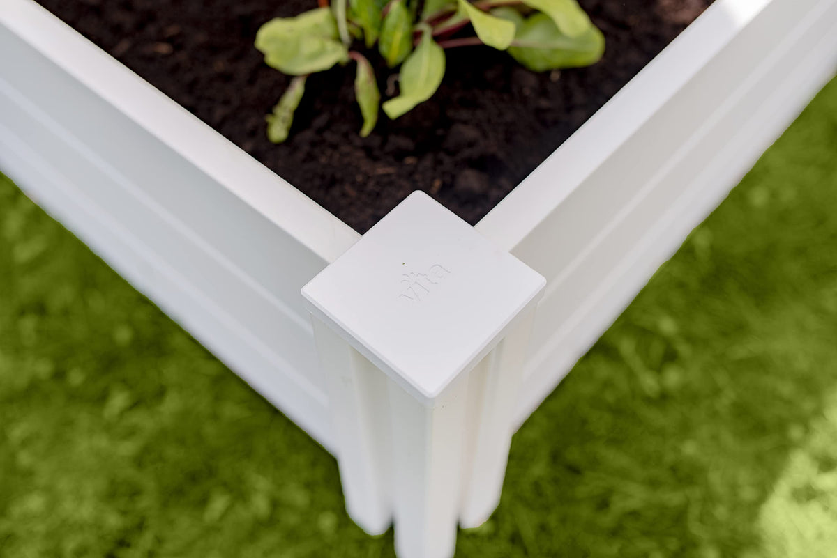 Vita Classic bed with herbs shows low maintenance and easy cleaning