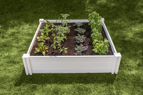 Vita Classic 4x4x11 bed side view highlights tool-free assembly