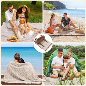 VitalCozy sandproof design helps stay dry on damp surfaces