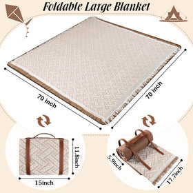 VitalCozy bottom-layer waterproof oxford fabric protects from damp surfaces