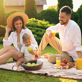 VitalCozy spacious blanket ideal for family picnics, beaches, and camping trips