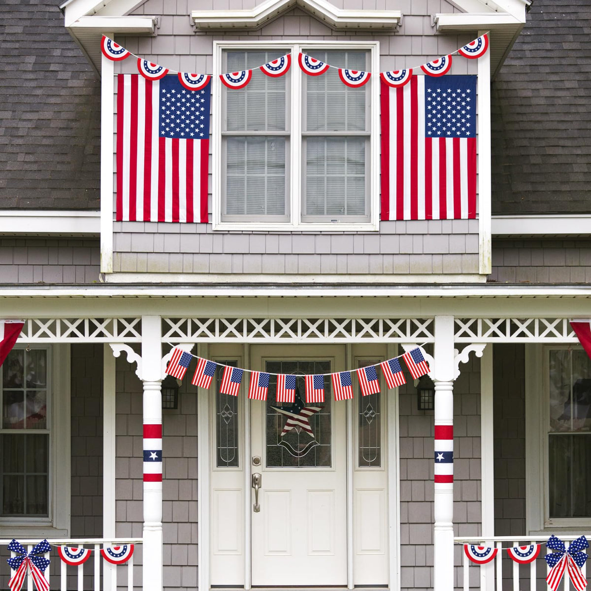 VitalCozy reusable patriotic banner, ideal for multiple holidays