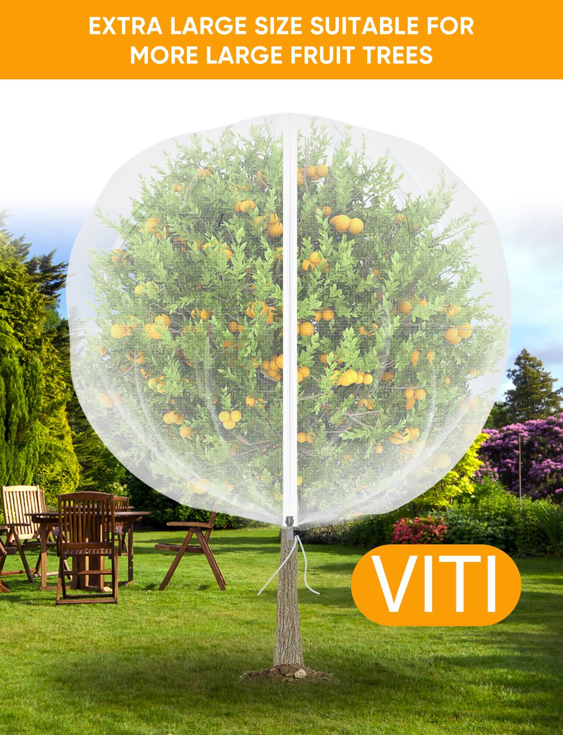 VITI brand support and one-year warranty for the netting