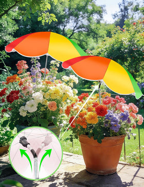 VIUASDX extendable height rod enables flexible plant shading height adjustment