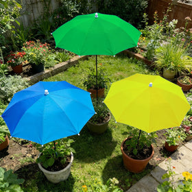 VIUMVC plant umbrella tool-free setup shown for quick protection