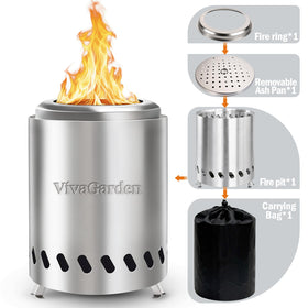 Vivagarden table burner creates cozy ambiance during outdoor dinners and family gatherings.