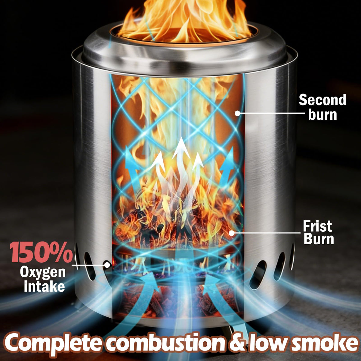 Vivagarden quick ignition means easy setup letting you enjoy warmth faster.