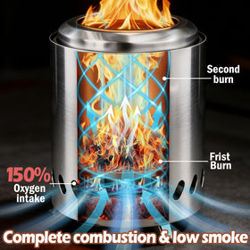 Vivagarden quick ignition means easy setup letting you enjoy warmth faster.