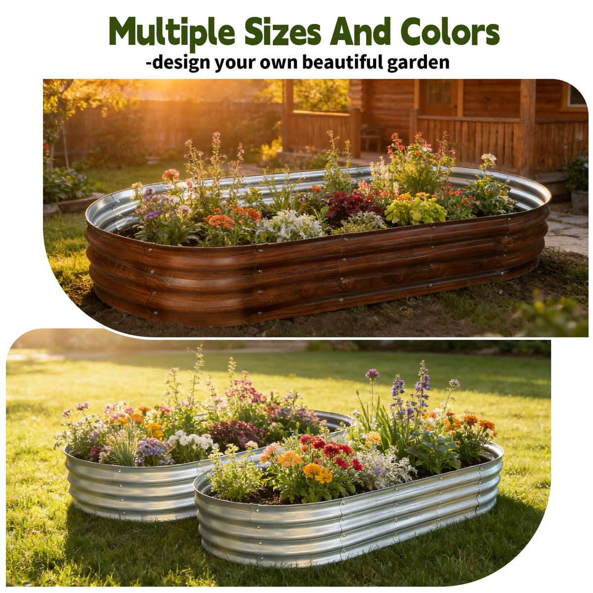 Vivagarden spacious bed ideal for vegetables, herbs, and flowers
