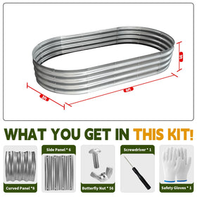 Vivagarden wing-nut system enabling fast, tool-free assembly