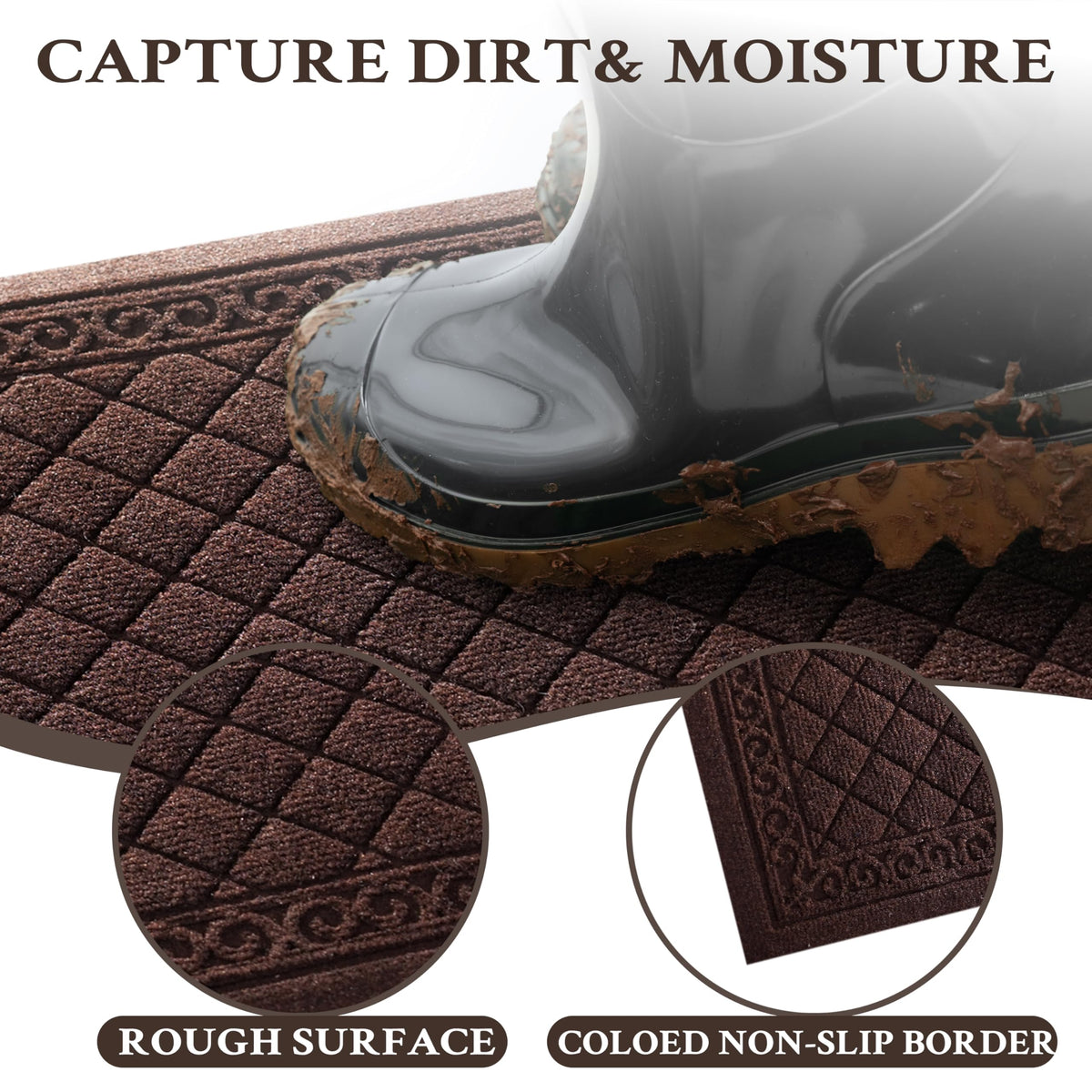 VivaNest Classic doormat indoor entry demonstrates floor protection