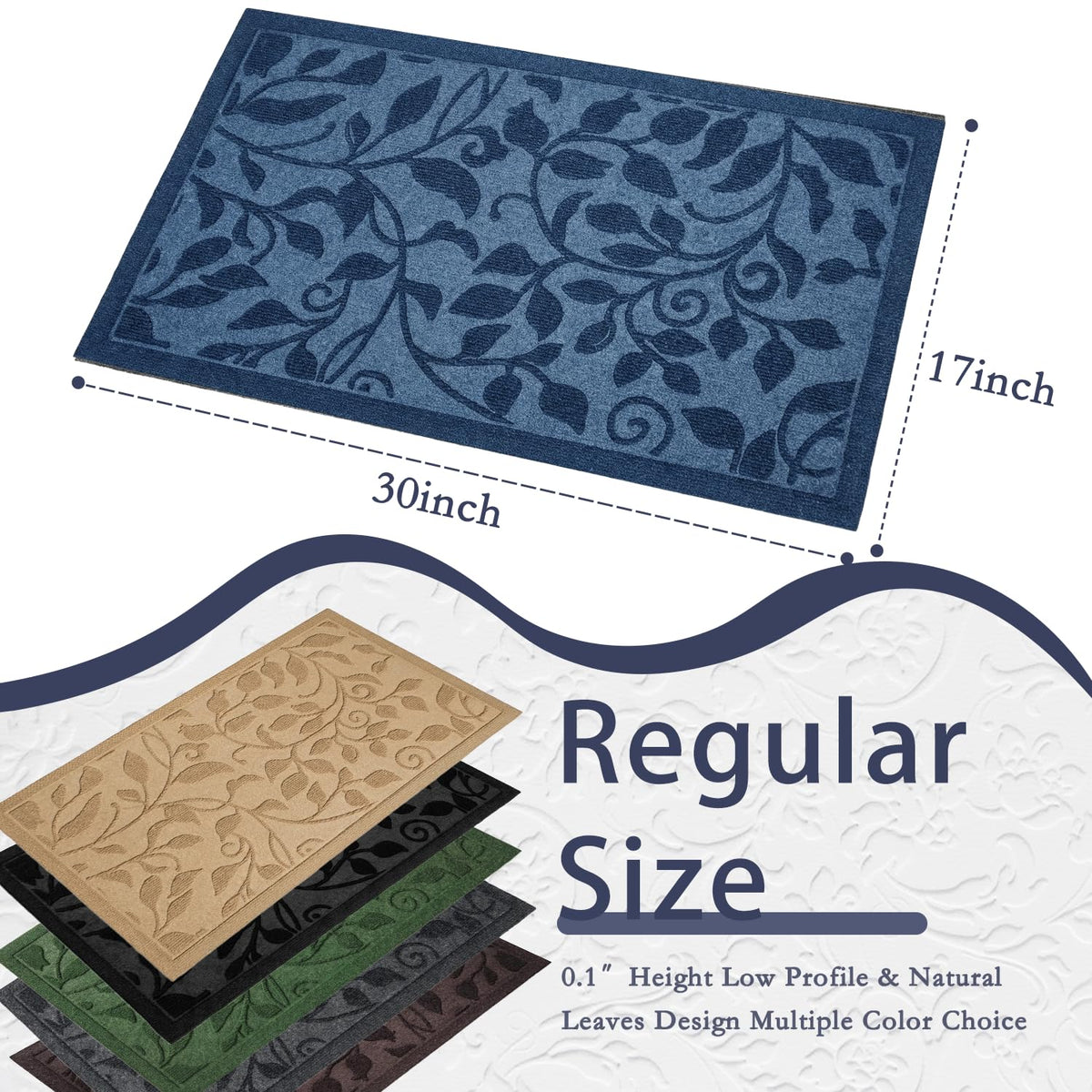 VivaNest leaf scroll design enhancing any entryway aesthetic