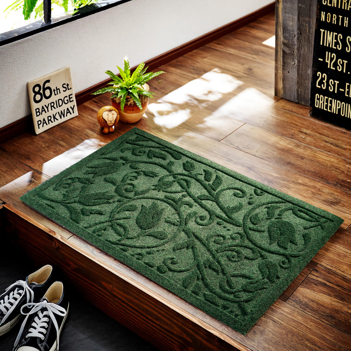 VivaNest natural rubber back non-slip mat prevents slips and water seepage.