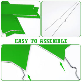 Vivantia double sided printing yard signs provide high visibility on both sides.