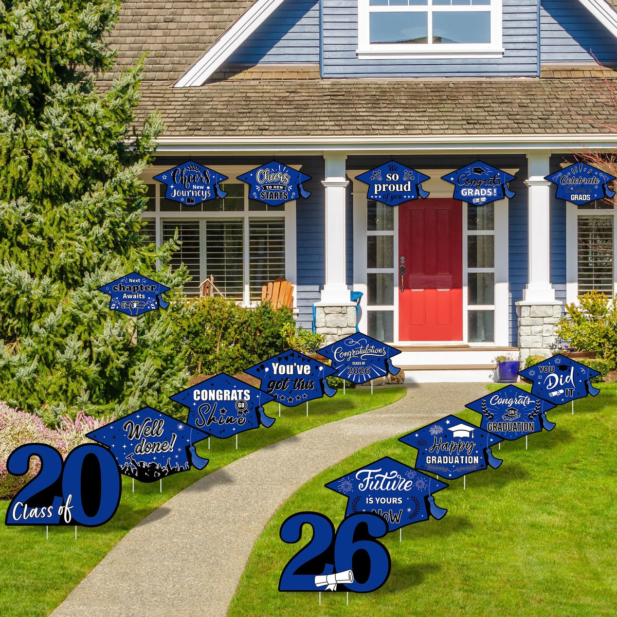 Vivantia outdoor yard signs provide clear wayfinding for guests at the event.