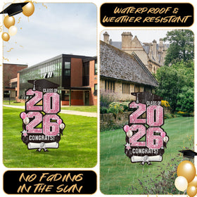 Vivantia waterproof material keeps the sign durable outdoors.