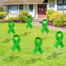 Vivantia park and school use yard signs promote awareness in community spaces.