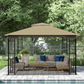 VivaPeak canopy features edge drainage holes to prevent water pooling