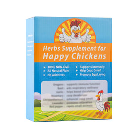 Vivaretio chicken nesting herbs chili mix jar front view for daily enrichment.