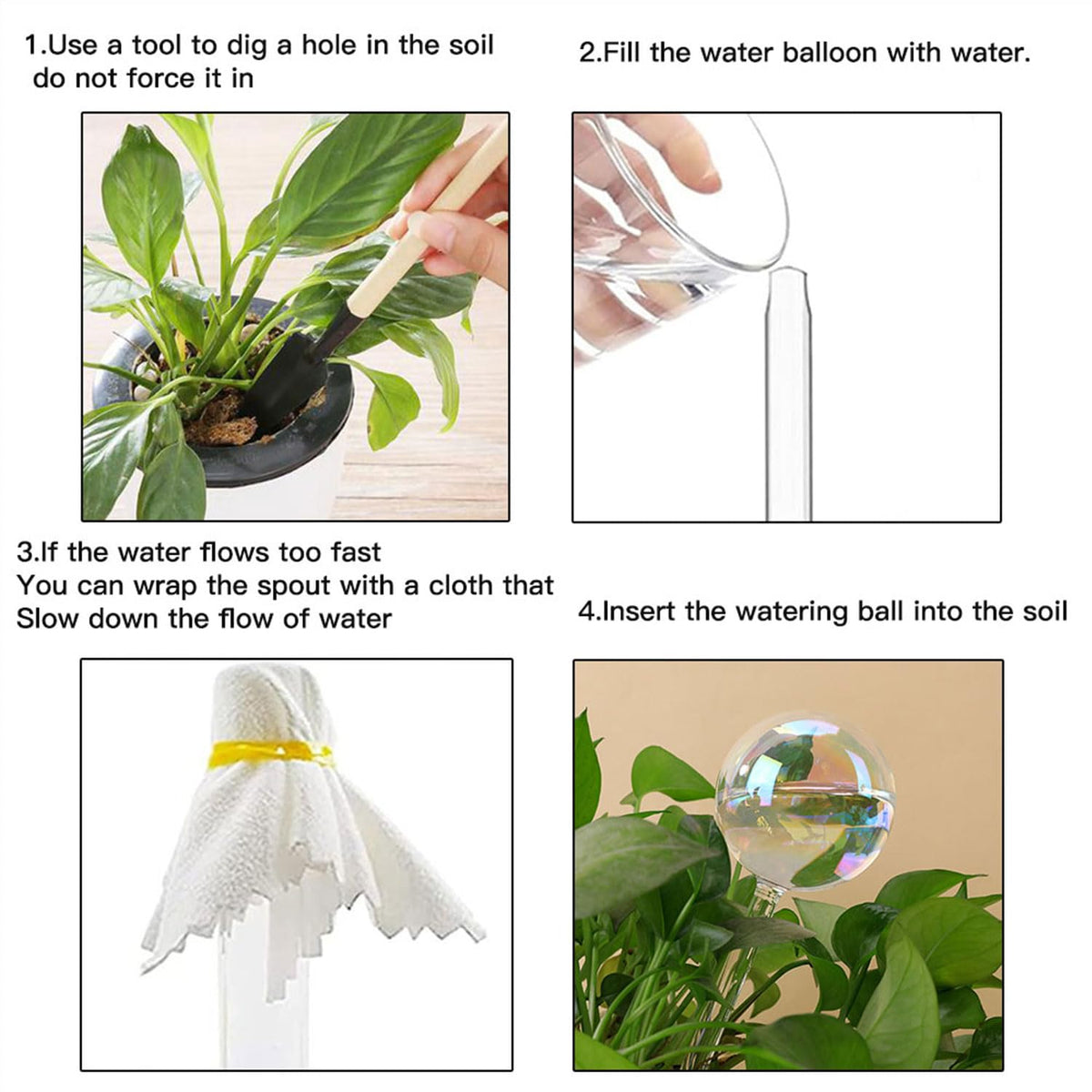 Vividaire globe angle-adjustment demonstrates customizable drip speed for plants