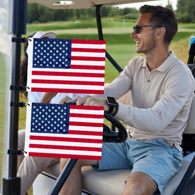 VIVIDLY flags are lightweight and portable for easy storage