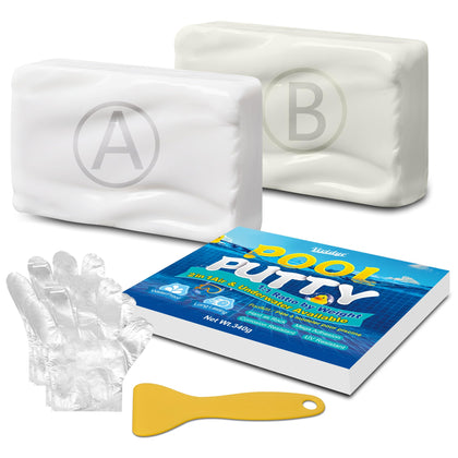 Vividye Pool Putty underwater repair seals leaks without draining the pool.