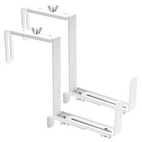 VIVIKEN Planter Box Brackets with adjustable top and bottom for versatile pots.