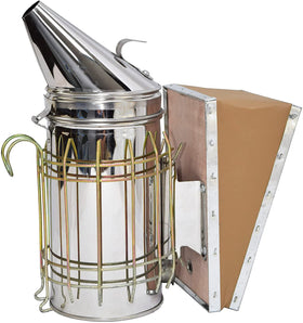 VIVO large stainless steel bee hive smoker for calm hive inspections
