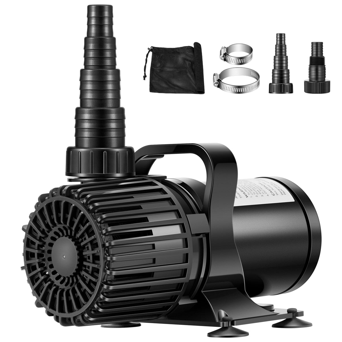 VIVOHOME 120W submersible pond pump with 180-degree nozzle for flexible water display