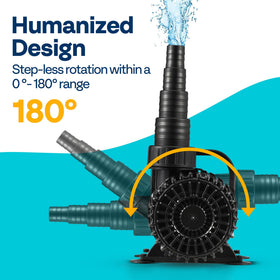 VIVOHOME 20ft power cable offers flexible placement options.