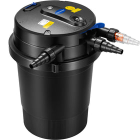 VIVOHOME 2640GPH pond filter front view for outdoor pond filtration
