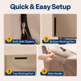 VIVOHOME elevated log storage prevents ground moisture contact