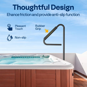 VIVOHOME rubber grip offers non-slip, warm touch during use.