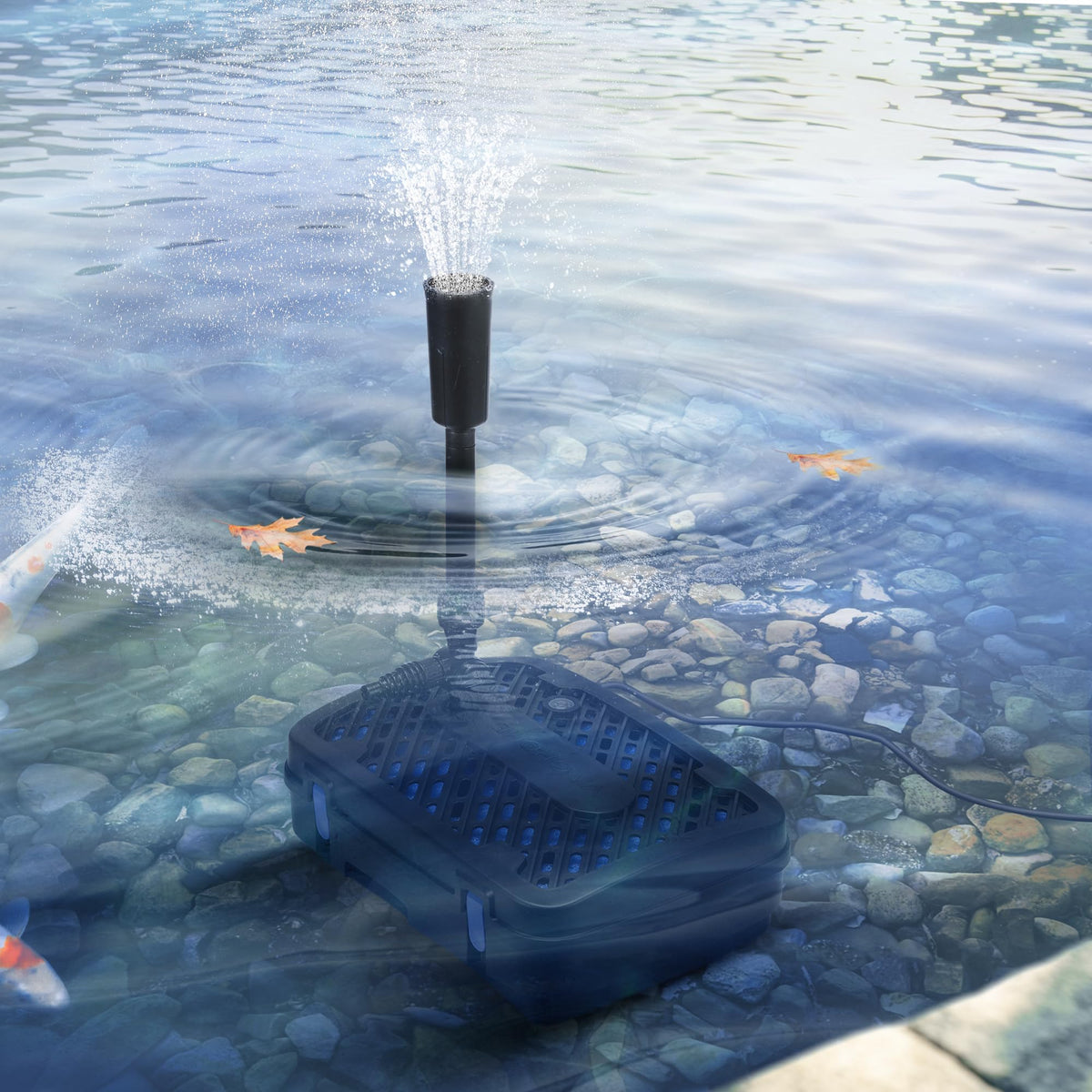 VIVOHOME submersible pond pump, 540 GPH, reliable for medium ponds