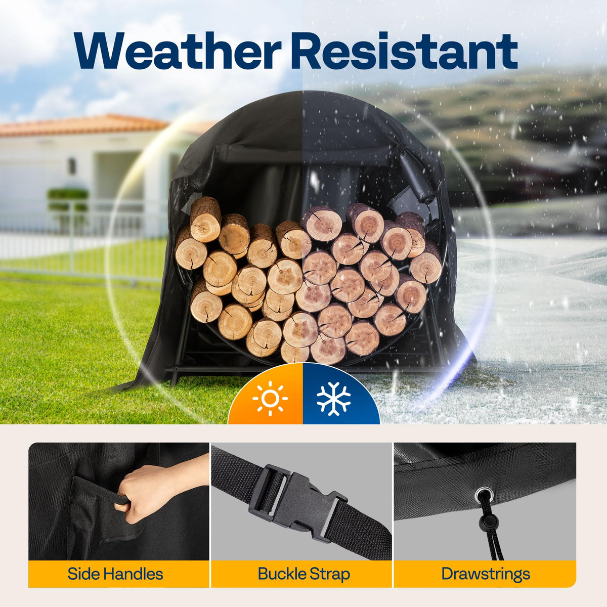 VIVOHOME weatherproof cover with UV resistance for outdoor use
