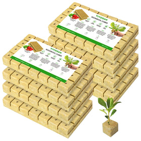 VIVOSUN 1.6 inch rockwool cubes ready for hydroponic propagation