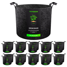VIVOSUN 20-pack 2-gallon grow bags for portable container gardening