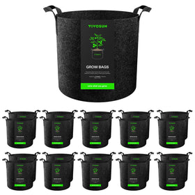VIVOSUN 3 gallon grow bag side view shows sturdy fabric for healthy root growth