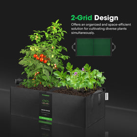 VIVOSUN breathable fabric enhances air pruning and root health.