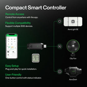 VIVOSUN App control lets you monitor climate and adjust settings.