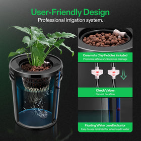VIVOSUN air pump delivers strong aeration to support root health.