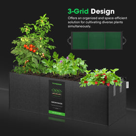 VIVOSUN breathable fabric promotes air pruning and healthier roots