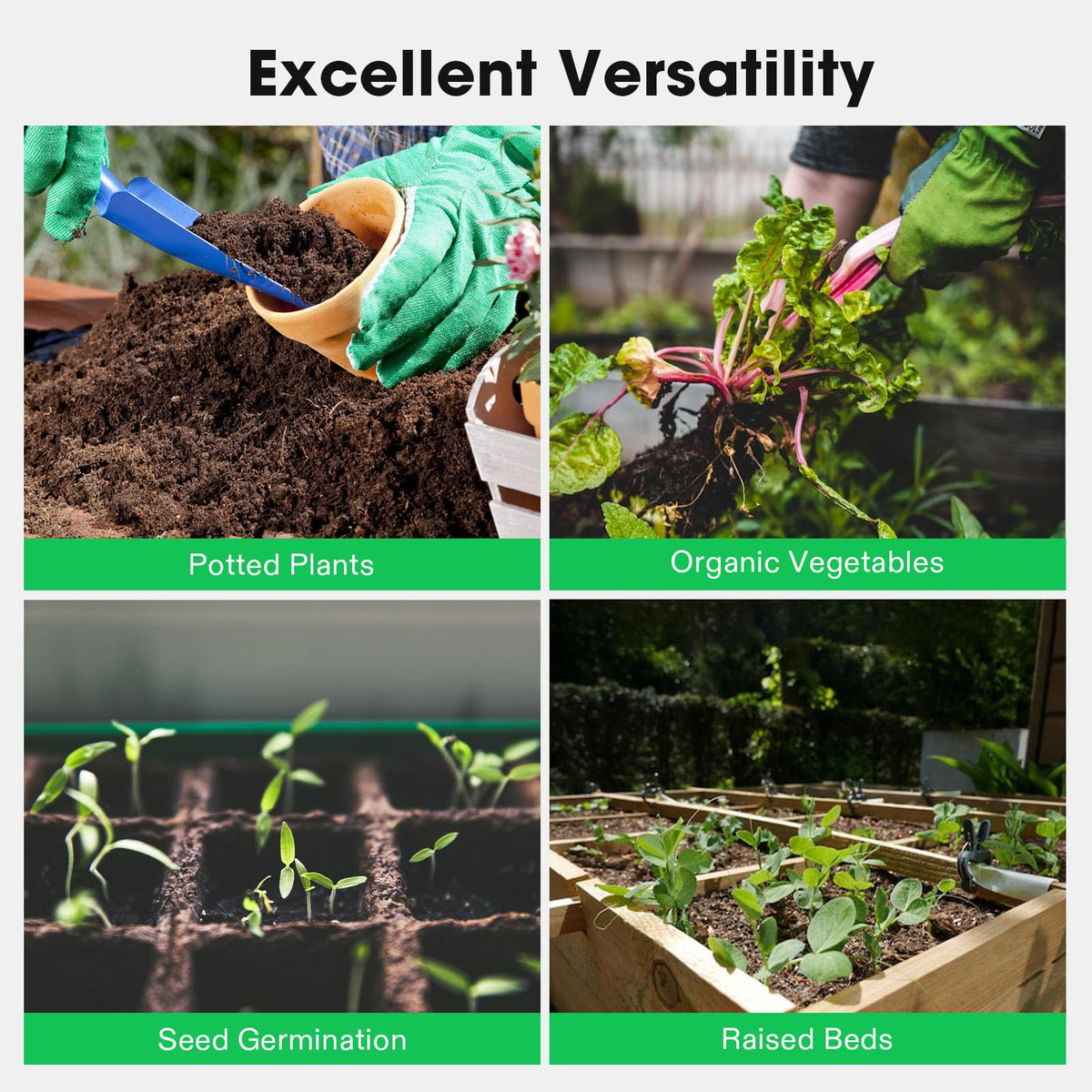 VIVOSUN Coco Coir Brick suitable for indoor and outdoor garden tasks.