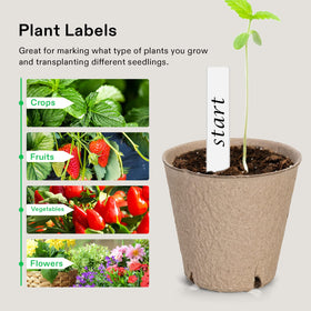 VIVOSUN peat pot is compostable and enriches soil as it decomposes