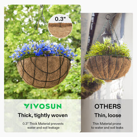 VIVOSUN durable liner resists wear in garden decor and crafts.
