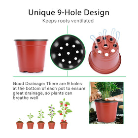 VIVOSUN durable PP+PE material pot resists warping.