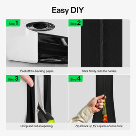 VIVOSUN easy access door during renovations or temporary separations