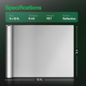 VIVOSUN easy-to-clean surface resists dirt and grime