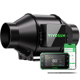 VIVOSUN G4 inline duct fan delivering efficient tent ventilation