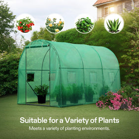 VIVOSUN galvanized steel frame highlights strong support and stability.